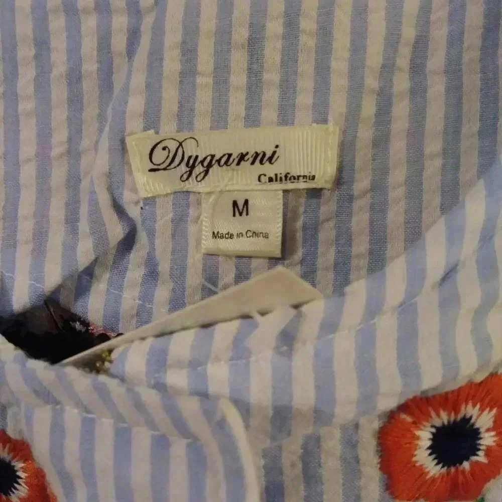 Dygarni Embroidered Striped Top - Picture 6 of 7